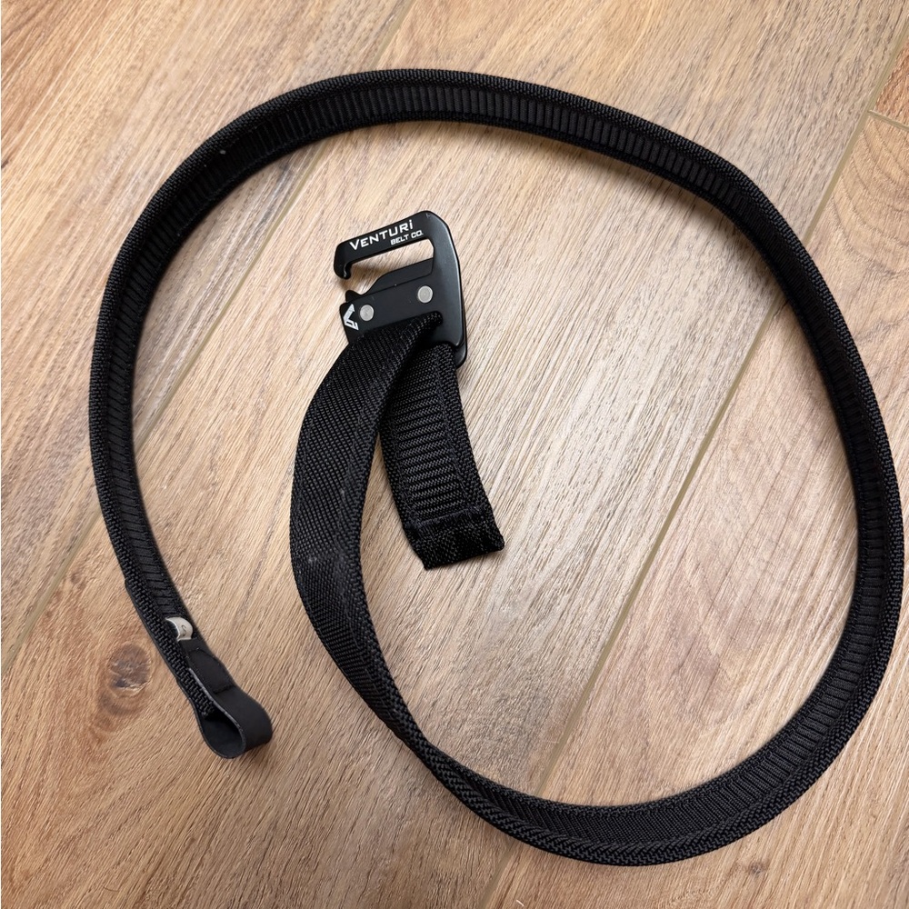 Venturi Belt Co Black Nylon Tactical Belt – Size Small
